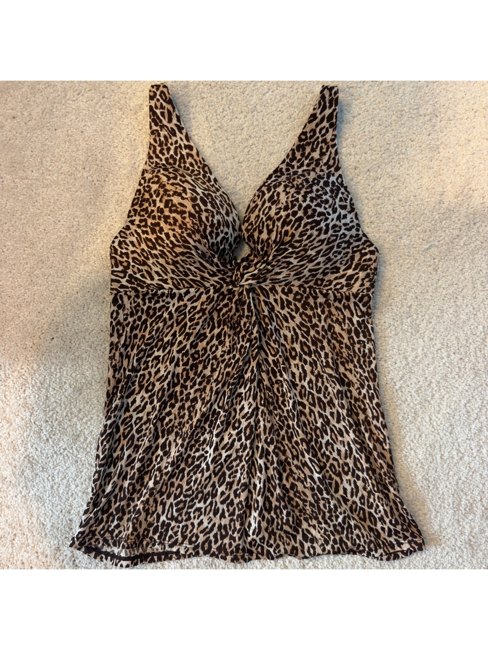 Victoria Secret Very Sexy Leopard Print Tankini Swimsuit Size 36B